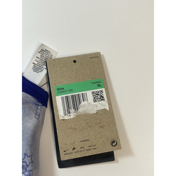 Nike Girls Dri-Fit Indy Icon Clash Bra Sz XL New - Picture 8 of 9